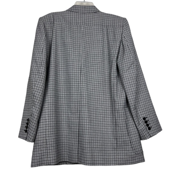 Givenchy Runway 2021 Houndstooth Open Oversized Blazer - Picture 4 of 9